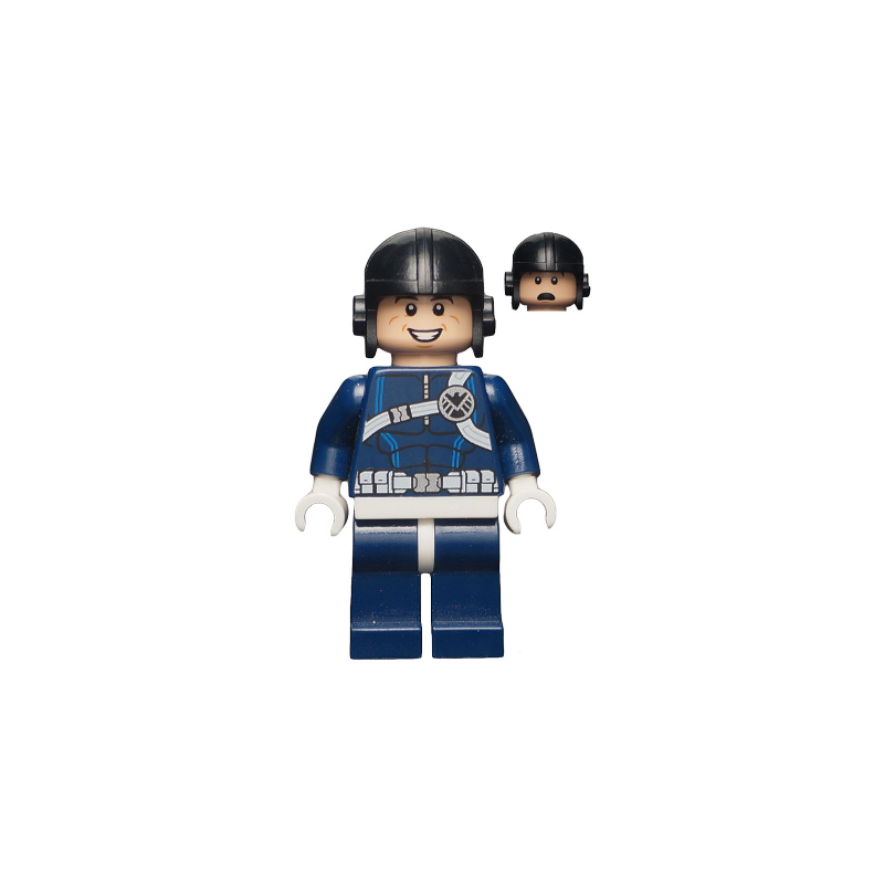 SHIELD Agent - White Hips and Hands Lego® - sh0188