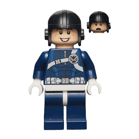 SHIELD Agent - White Hips and Hands Lego® - sh0188