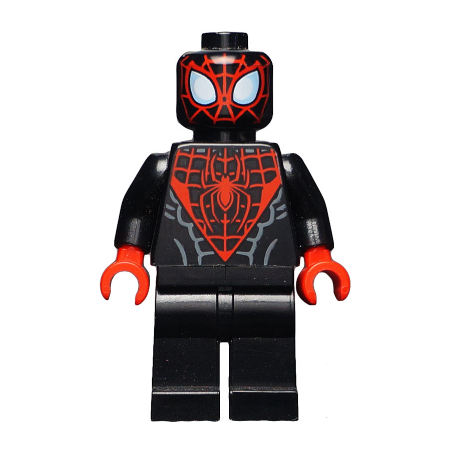Spider-Man (Miles Morales) - Red Webbing on Head