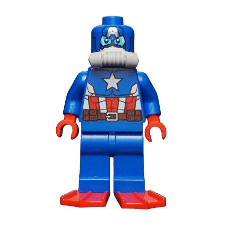 Scuba Captain America Lego® - sh0214