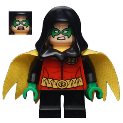 Robin - Green Hands and Hood Lego® - sh0289