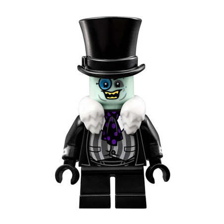 The Penguin - White Fur Collar