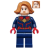 Captain Marvel (Carol Danvers) - Medium Nougat Hair Lego® - sh0555