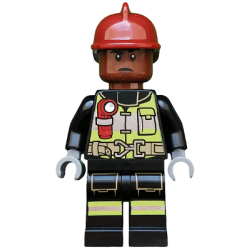 Firefighter - Dark Red Fire Helmet