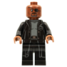 Nick Fury - Gray Sweater and Black Trench Coat