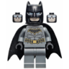 Batman - Dark Bluish Gray Suit with Gold Outline Belt and Crest