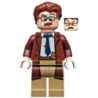 Commissioner Gordon - Reddish Brown Hair and Coat Lego® - sh0591