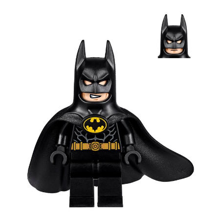 Batman - One Piece Cowl and Cape with Complex Bat Logo (1989) Lego® - sh0607